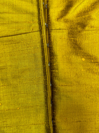 Yellow Raw Silk Blouse-SRYRSB1