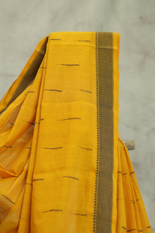 Yellow Kanchi Cotton Saree-SRYKCS133