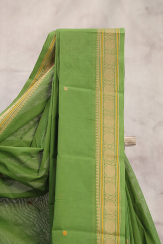 Mehndi Green Kanchi Cotton Saree-SRMGKCS106