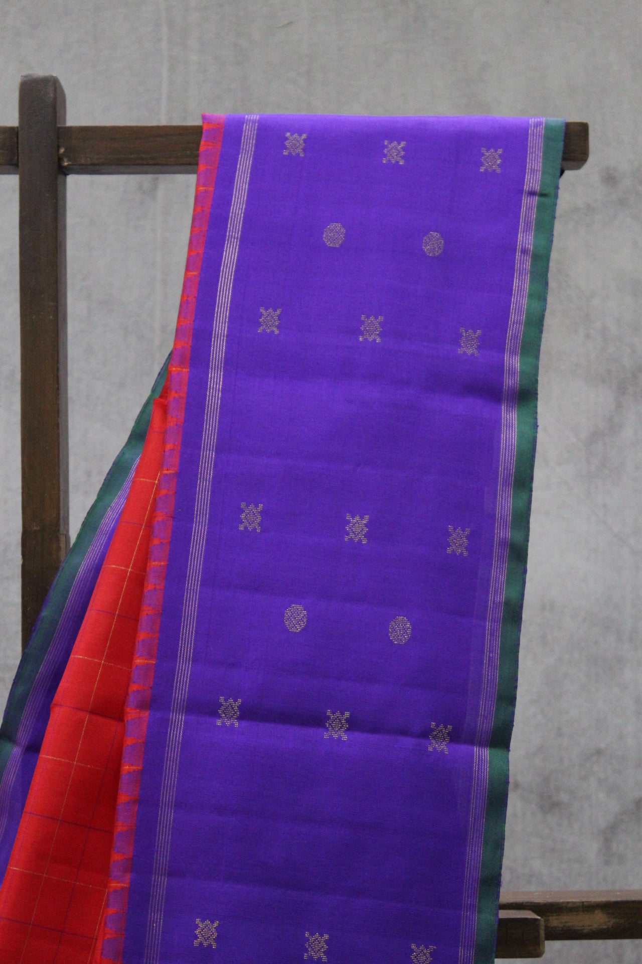 Red Kanjeevaram Silk Saree-SRRKSS778