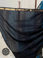 Sky Blue Maheshwari Saree - SRSBMS779