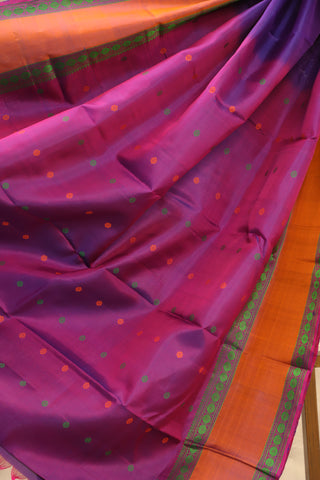 Purple Kanjeevaram Silk Saree-SRPKSS80