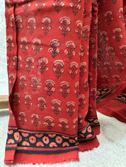 Red HBP Modal Saree - SRRMS156