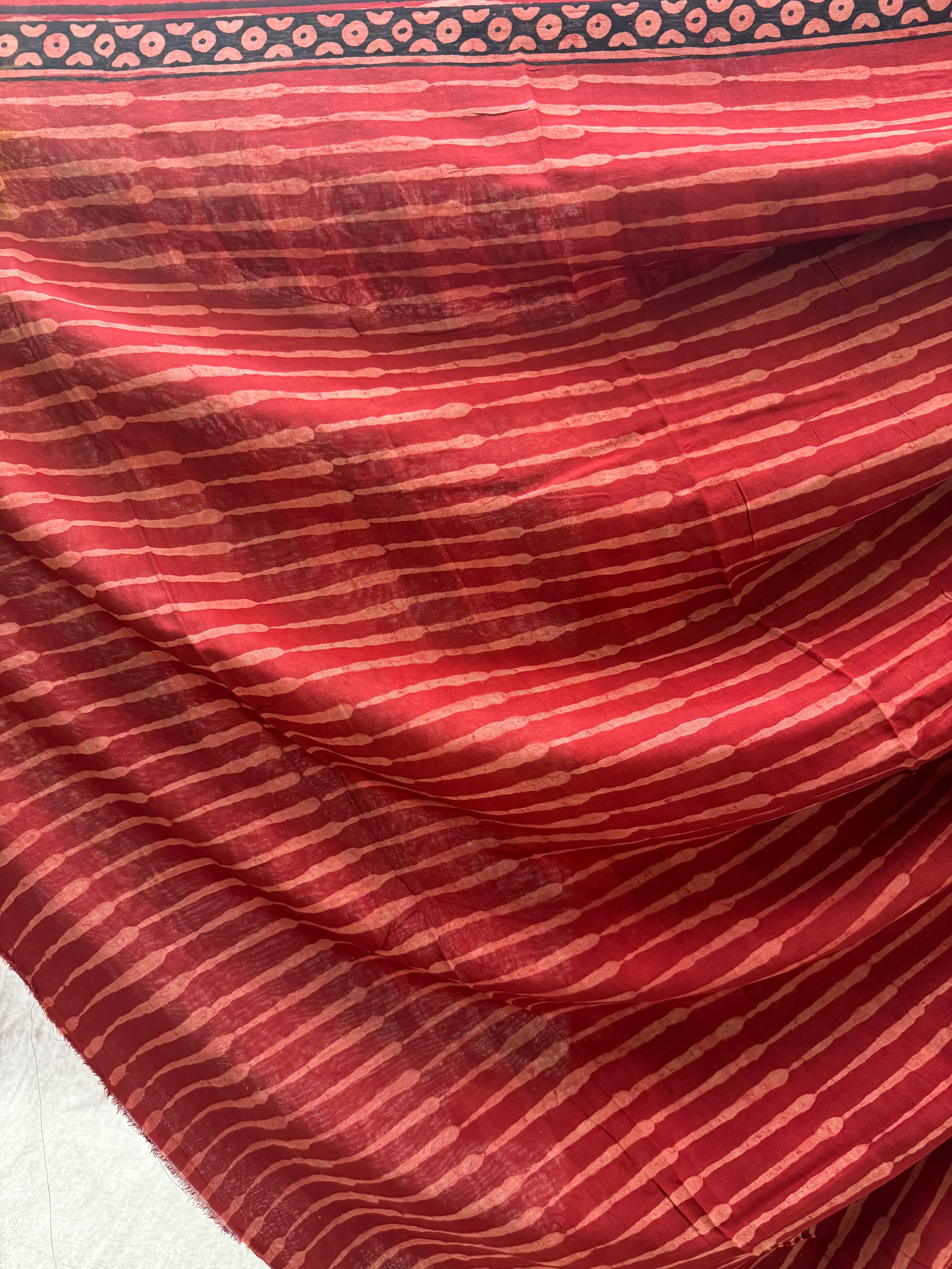 Red HBP Modal Saree - SRRMS156
