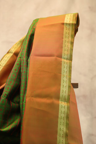 Green Kanjeevaram Silk Saree-SRGKSS42