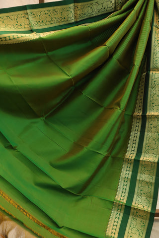 Green Kanjeevaram Silk Saree-SRGKSS30