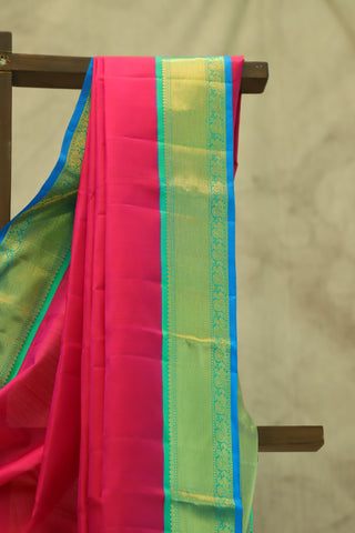 Rani Pink Kanjeevaram Silk Saree-SRRPKSS158