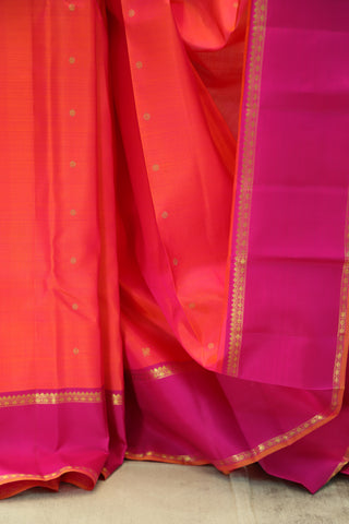 Pink Two Tone Kanjeevaram Silk Sraee-SRPTTKSS147