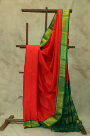 Red Kanjeevaram Silk Saree-SRRKSS137
