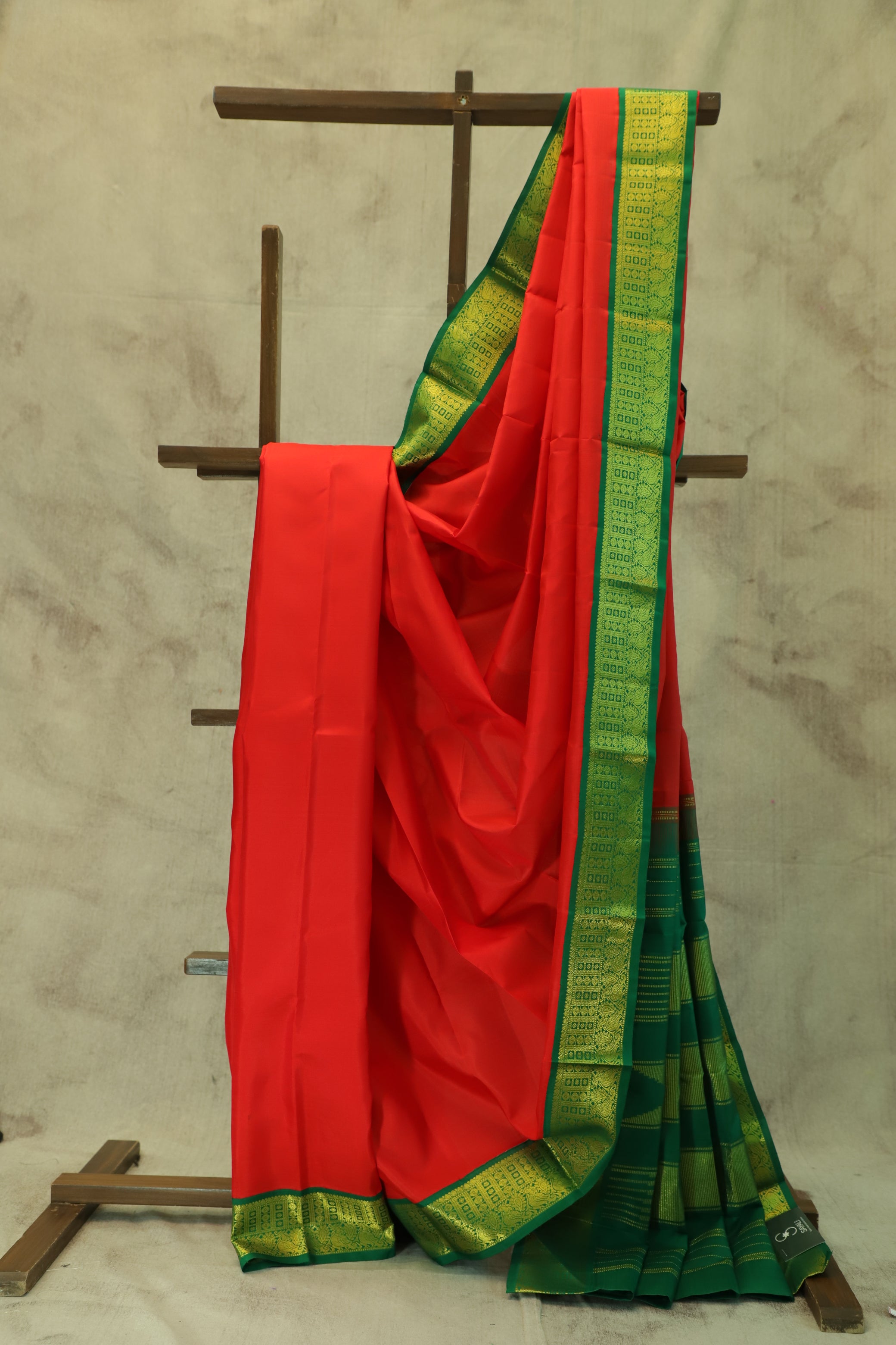 Red Kanjeevaram Silk Saree-SRRKSS137