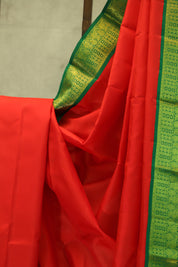 Red Kanjeevaram Silk Saree-SRRKSS137
