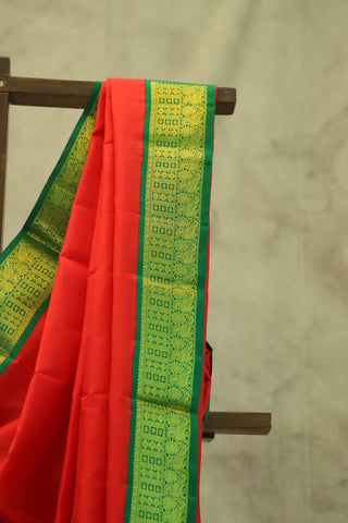 Red Kanjeevaram Silk Sraee-SRRKSS137