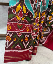 Brown Rajkot Patola Silk Saree-SRBRPSS121