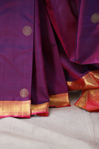 Purple Kanjeevaram Silk Saree-SRPKSS180