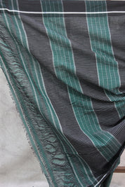 Green Big Checks Patteda Anchu Saree - SRGPAS129