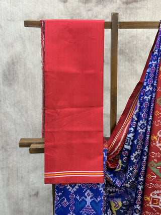 Blue Rajkot Patola Silk Saree-SRBRPSS91