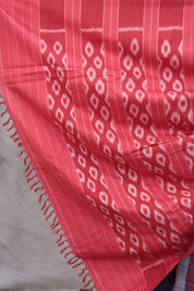 Purple Pochampalli Cotton Ikat Saree - SRPPCIS52EX