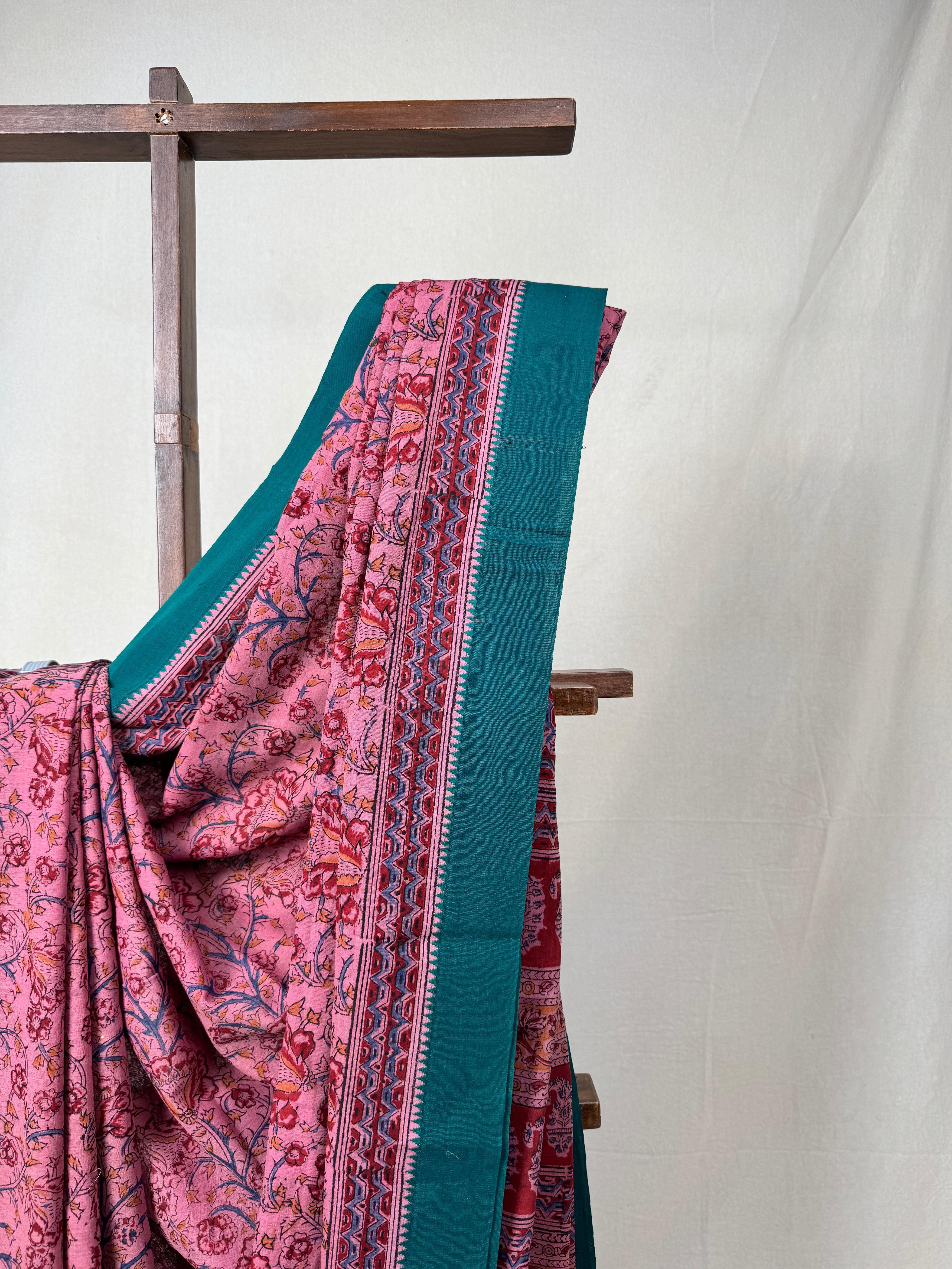 Lilac HBP Mangalgiri Cotton Saree - SRLHMCS032