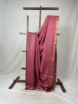 Pink Tussar Silk Saree - SRPTSS1750