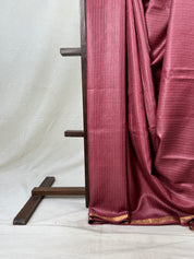 Pink Tussar Silk Saree - SRPTSS1750