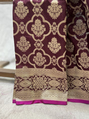 Brown Banarasi Silk Saree - SRBBSS238