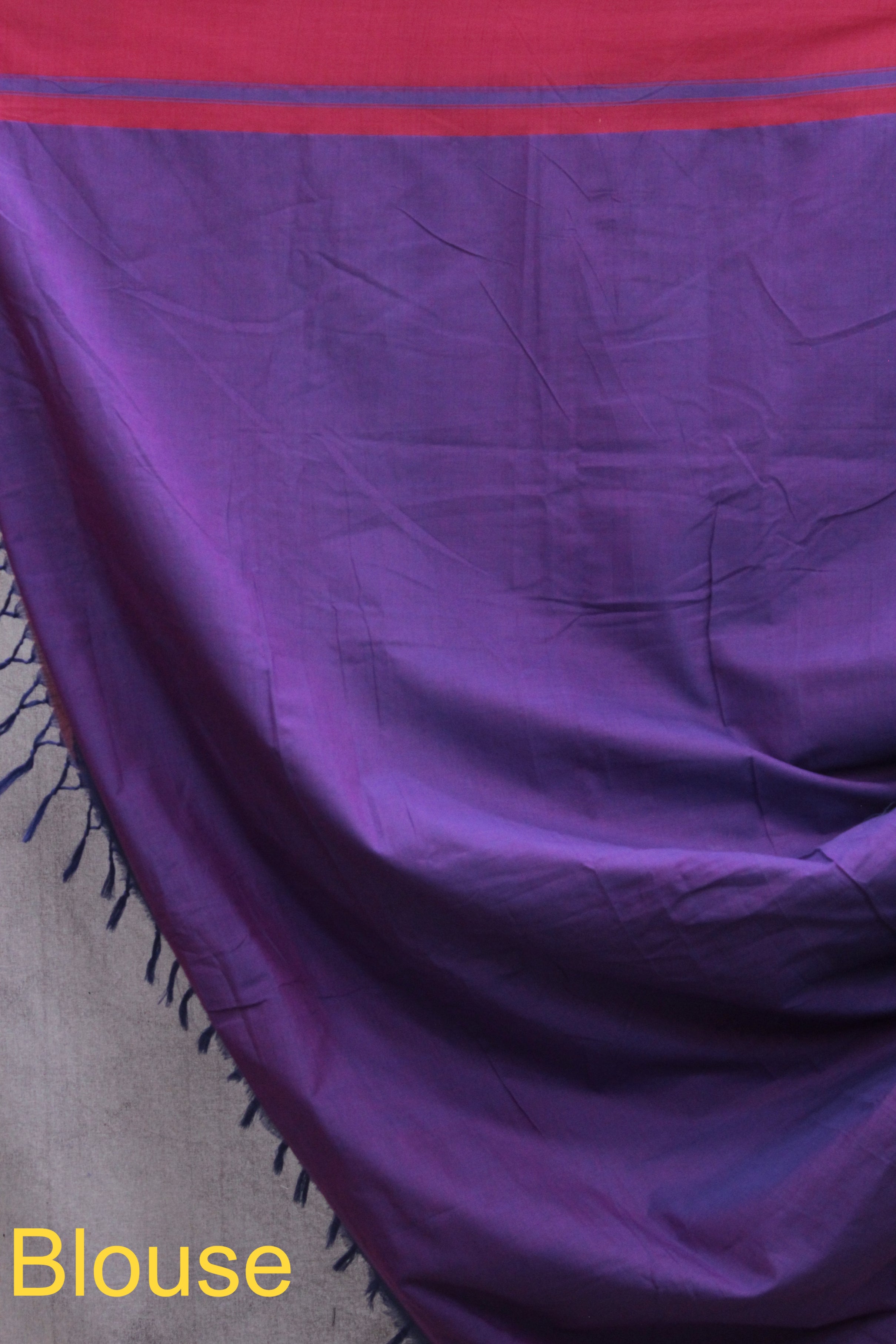 Purple Cotton Ilkal Saree - SRPCIS556