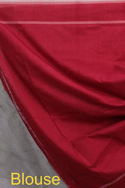 Black Pochampalli Cotton Ikat Saree - SRBPCIS370