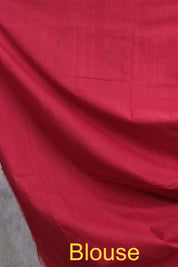 Kakhi Brown Pochampalli Cotton Ikat Saree - SRKBPCIS371