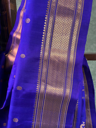 Purple Silk Paithani Saree - SRPSPS41