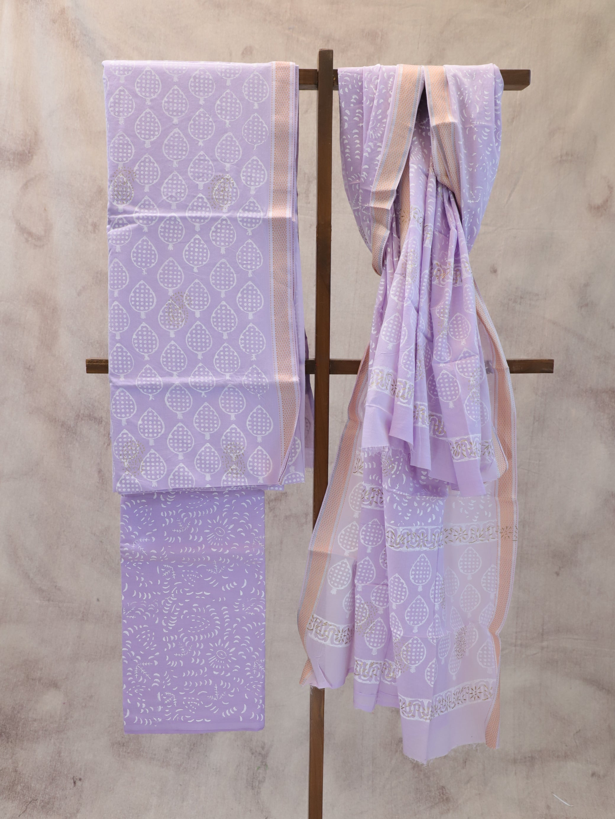 Buy Purple Dress Material for Women by Fashion Basket Online | Ajio.com