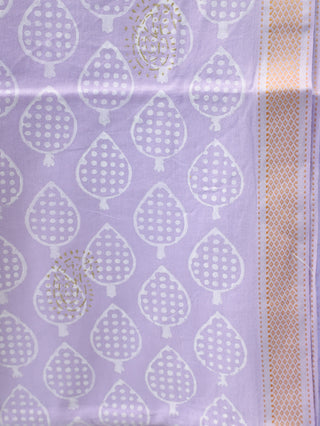 Lavender HBP Cotton Dress Material-SRLCDM186