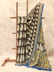 Black HBP Modal Silk Saree - SRBMSS111