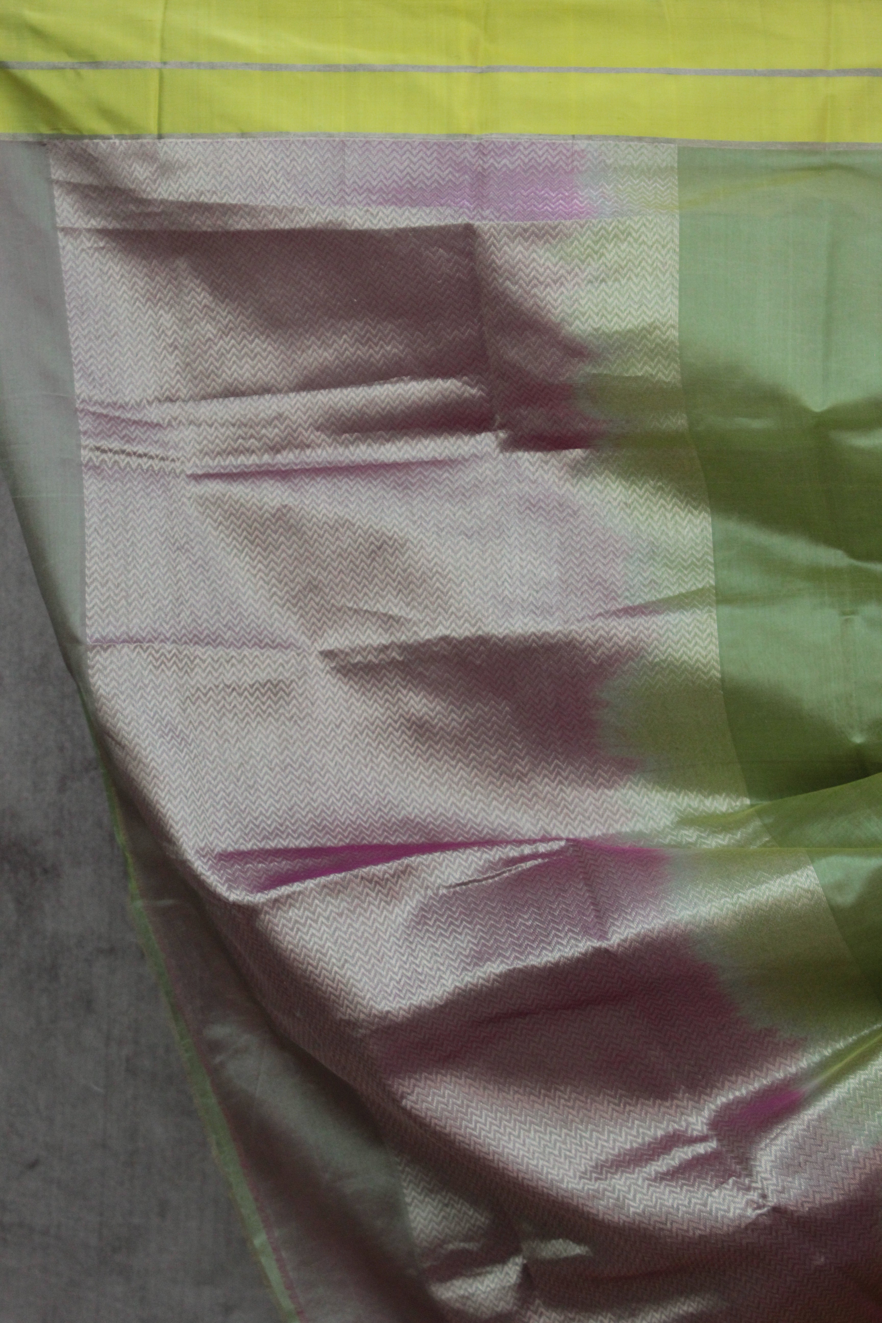 Pista Green Chanderi Silk Saree - SRPGCSS229