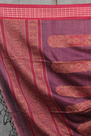 Onion Pink Bengal Cotton Saree - SROPCS115