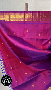 Parrot Green Gadwal Silk Saree - SRPGSS548