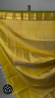 Pista Green Gadwal Silk Saree - SRPGGSS565