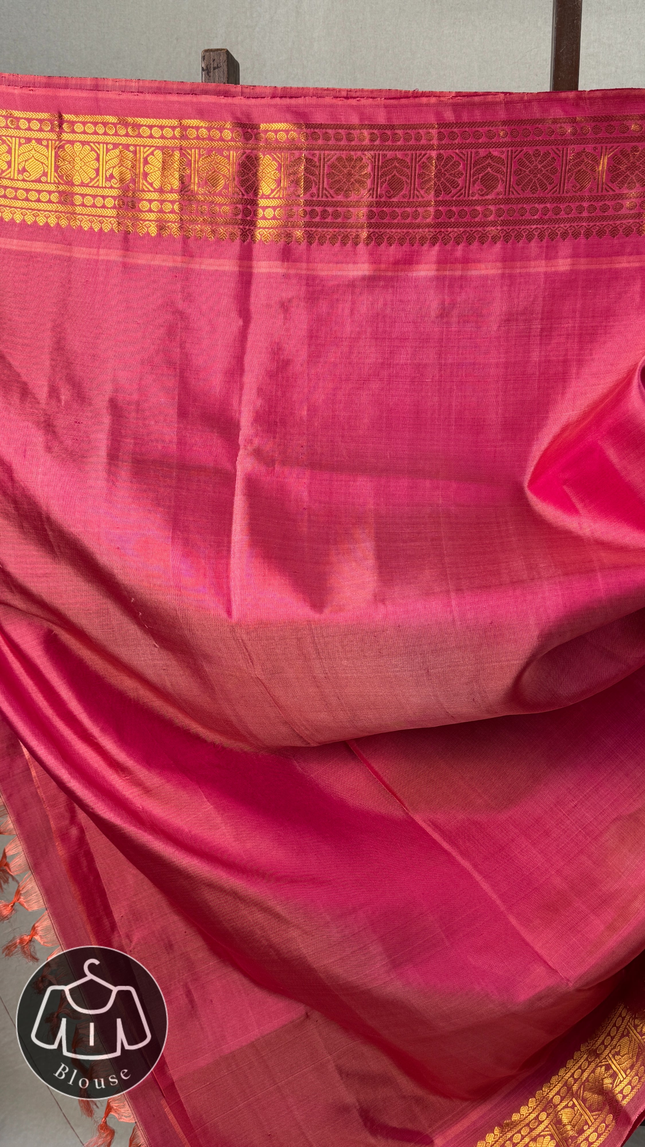 Sky Blue Gadwal Silk Saree - SRSBGSS564