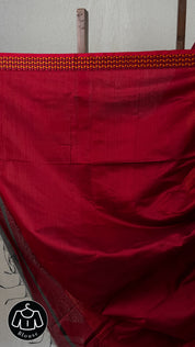 Black Maheshwari Saree - SRBMS774
