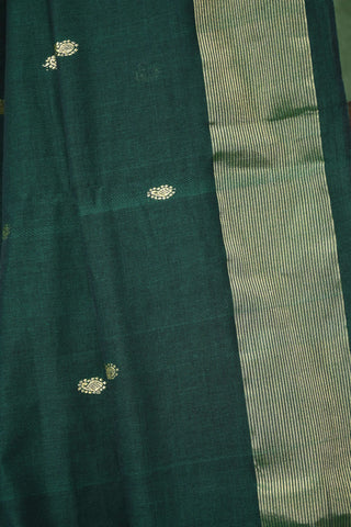 Green Cotton Paithani Saree-SRGCPS55