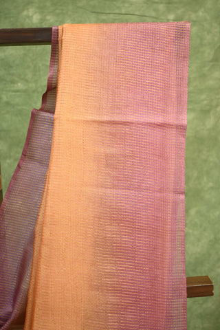 Orange Tussar Silk Saree-SROTSS250