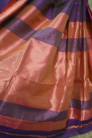 Purple Maheshwari Tissue Silk Saree-SRPMTSS42