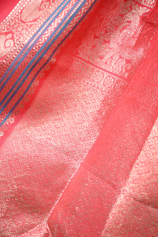 Pink Venkatagiri Silk Saree-SRPVSS12