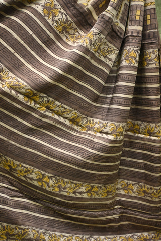 Beige-Kashish HBP Modal Silk Saree-SRBKMSS33