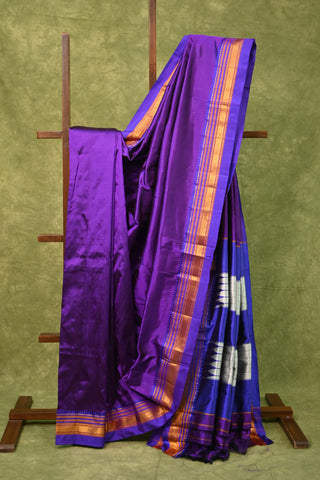 Purple Silk Ilkal Saree-SRPSIS23