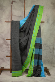 Big Checks Black Patteda Anchu With Border