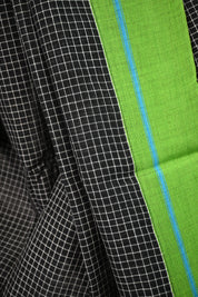 Big Checks Black Patteda Anchu With Border