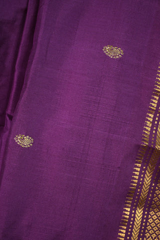 Purple Silk Paithani Saree - SRPSPS9