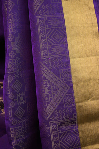 Purple Soft Silk Saree - SRPSSS43