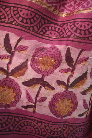 Pink Vanaspati HBP Cotton Silk Chanderi Saree-SRPCSCS178