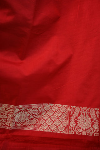 Red Katan Banarasi Silk Saree - SRRKBSS83